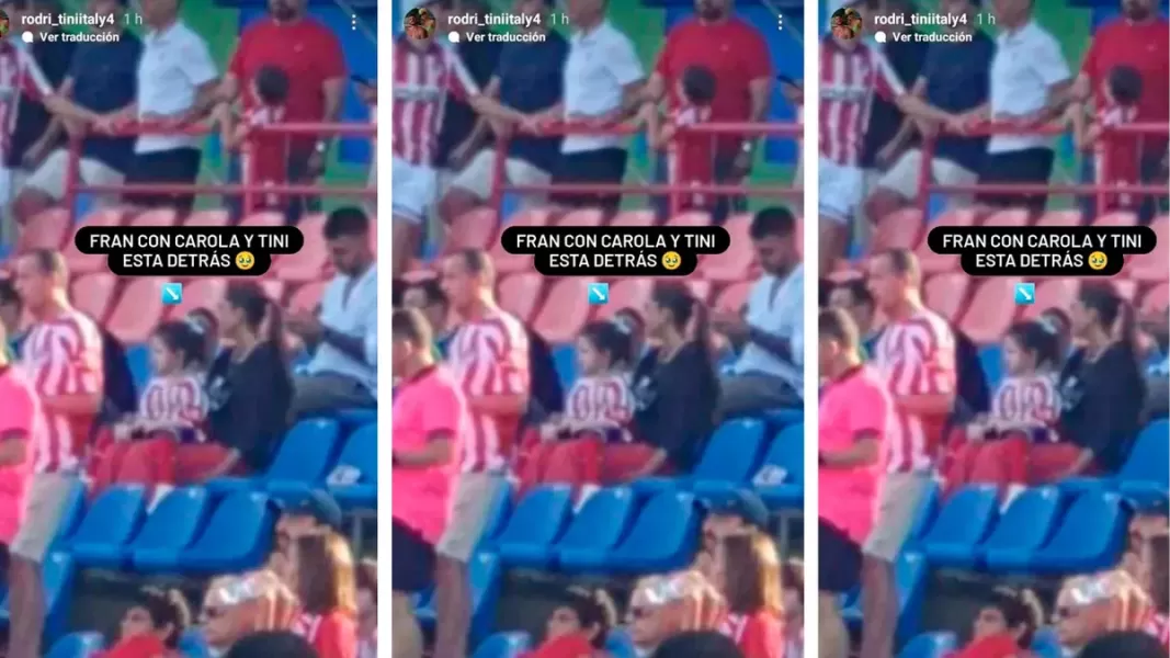 Se filtró una foto de Tini Stoessel con Francesca, la hija de Camila Homs