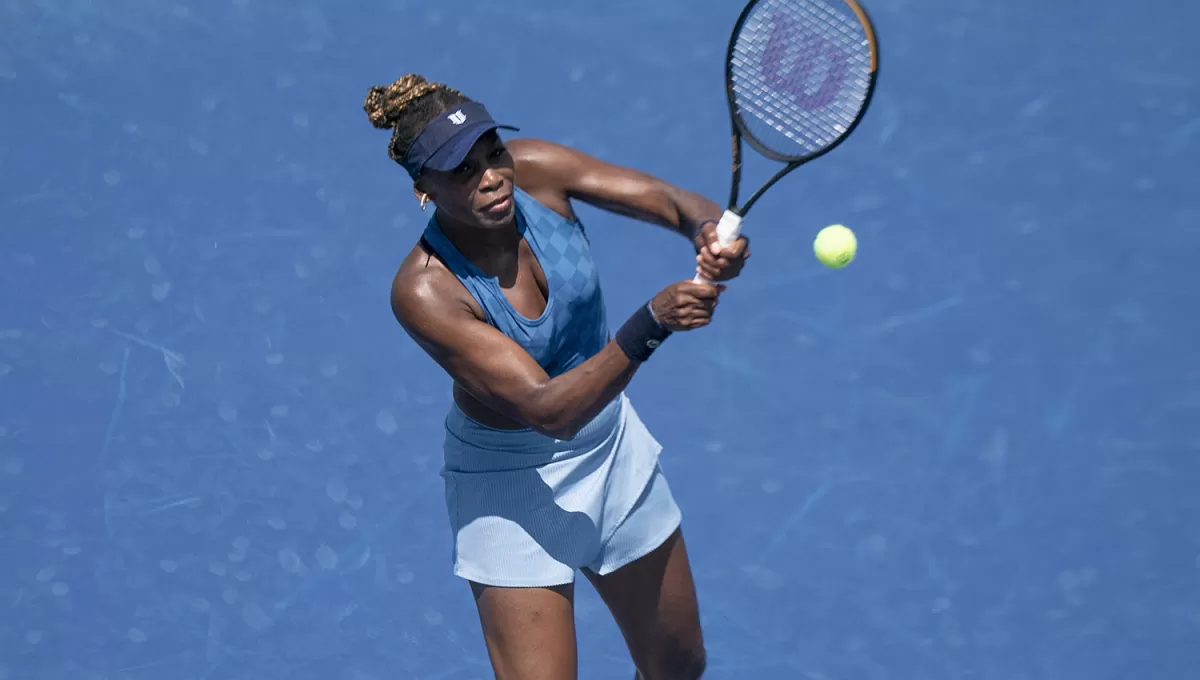 EL CIERRE. Venus Williams, de 42 años, vuelve después de dos años al torneo de Nueva York.