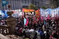 Jornada de protestas: qué calles estarán cortadas hoy en la ciudad