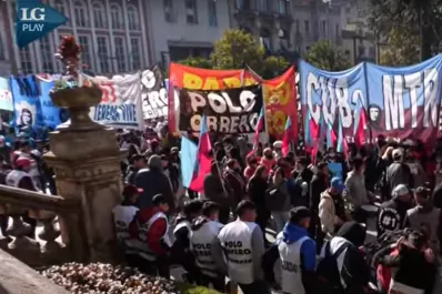 Jornada de protestas: qué calles estarán cortadas hoy en la ciudad