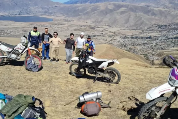 Una denuncia activó un operativo de búsqueda de cuatro jóvenes en los cerros de Tafí del Valle