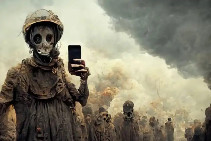 Así es como la Inteligencia Artificial cree que será la última selfie de la humanidad