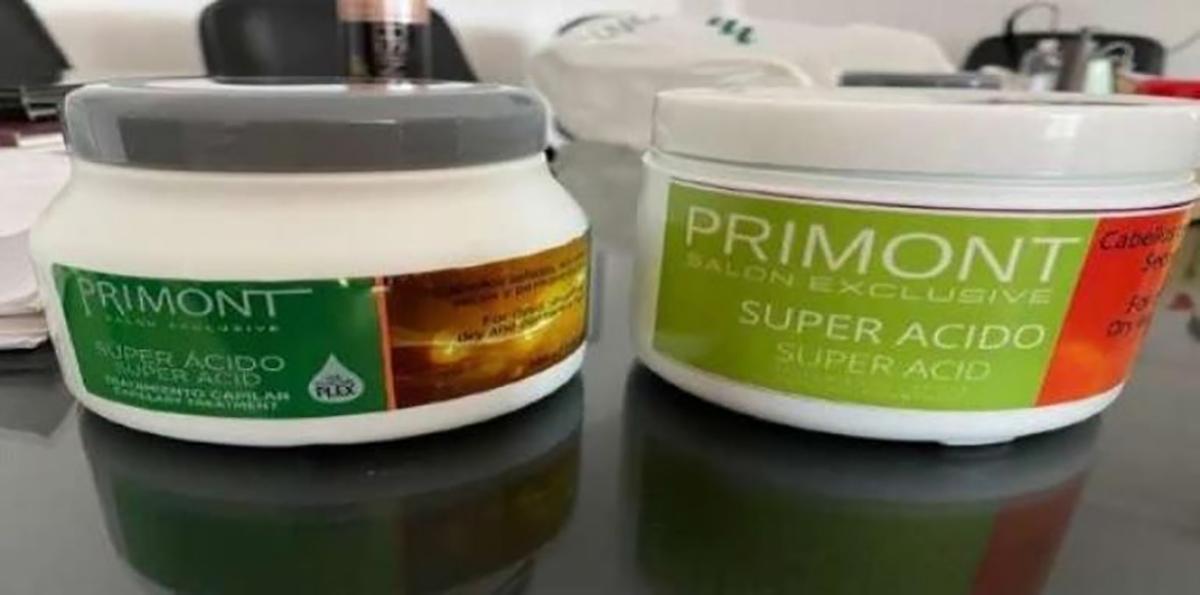 Producto de la izquierda, legítimo; producto de la derecha, ilegítimo.
