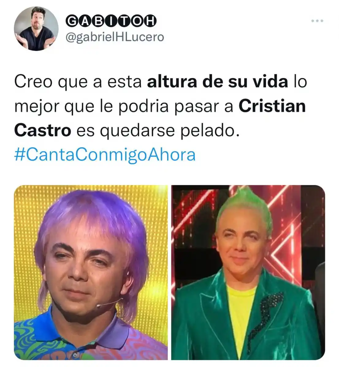 Canta Conmigo Ahora: Cristian Castro se disfrazó de Willy Wonka y regaló caramelos