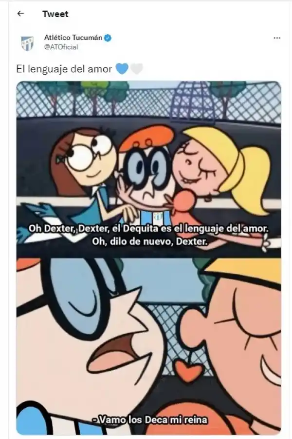 DEXTER “DECANO”. La goleada sobre Barracas, reflejada en un nuevo meme.  