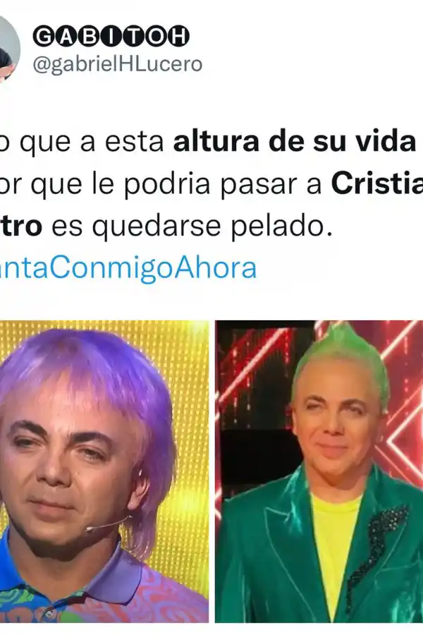 Canta Conmigo Ahora: Cristian Castro se disfrazó de Willy Wonka y regaló caramelos