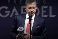 La alegría de Palito Ortega en los Premios Gardel