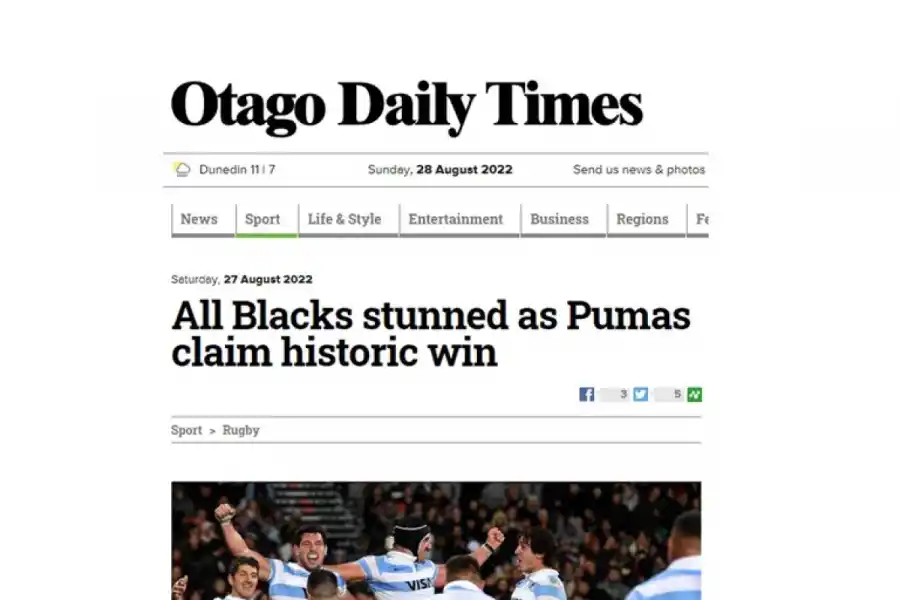 “Espectáculo de terror”: las duras críticas para los All Blacks en Nueva Zelanda, luego de la derrota con los Pumas