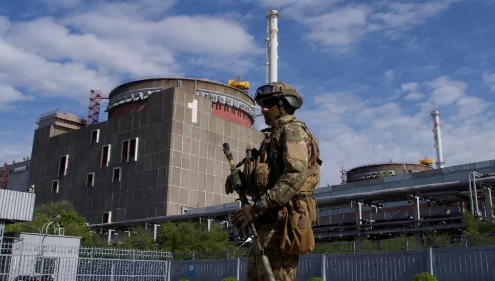 TEMOR. La central nuclear está bajo ocupación rusa. 