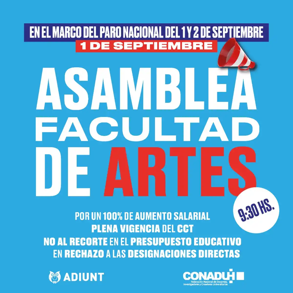 Docentes universitarios concretan un paro este jueves y viernes por un reclamo salarial