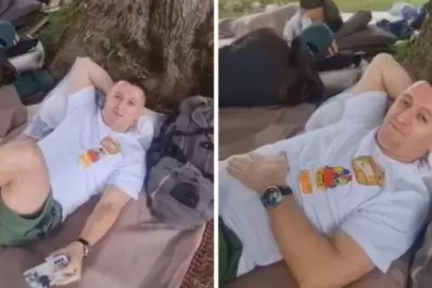 Un hombre ganó el Campeonato de Acostados tras pasar 60 horas de manera horizontal