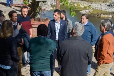 Vargas Aignasse y representantes del BID recorrieron la toma del río Vipos