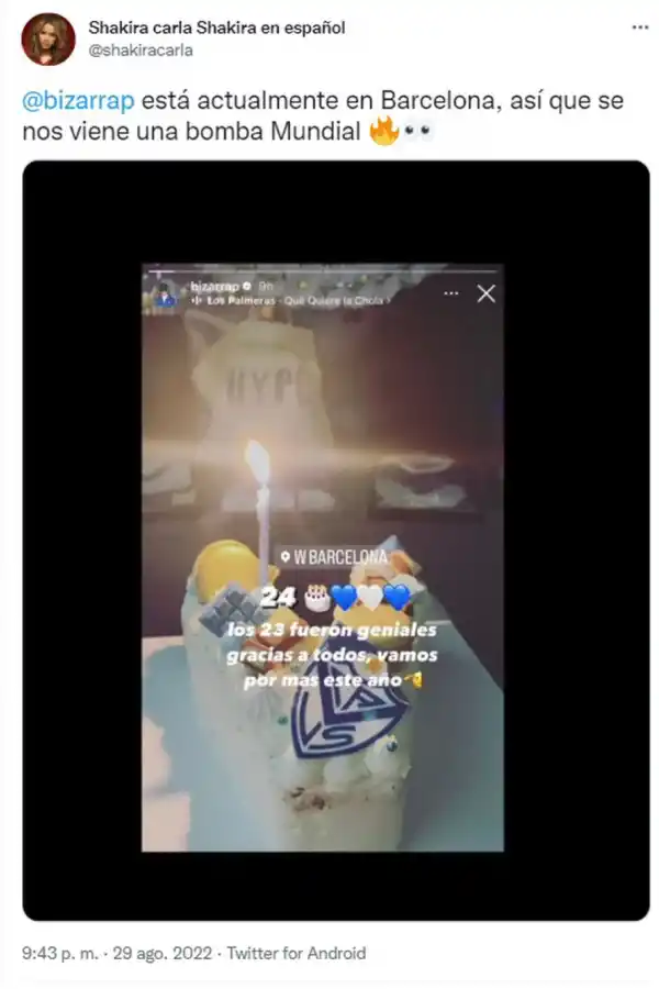 Coqueteo en las redes: ¿Se viene una sesión entre Shakira y Bizarrap?