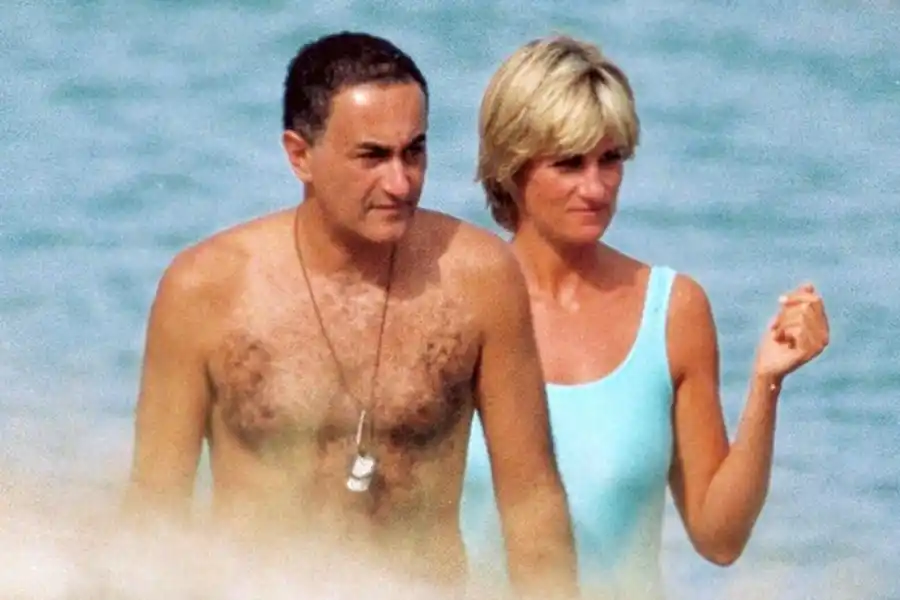 Diana Spencer y Dodi Al Fayed
