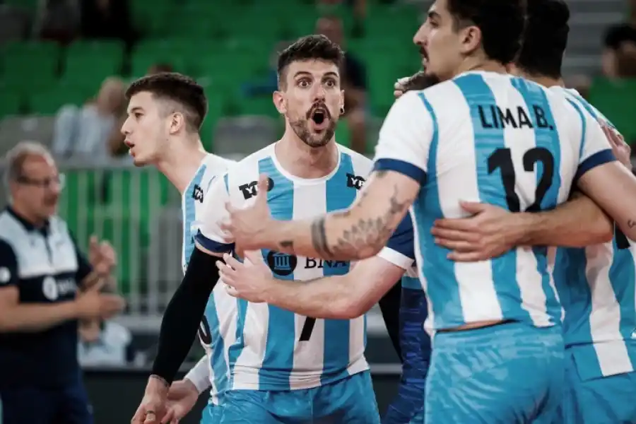 Mundial de Vóley: Argentina le ganó 3 a 2 a Egipto y se clasificó a los octavos de final