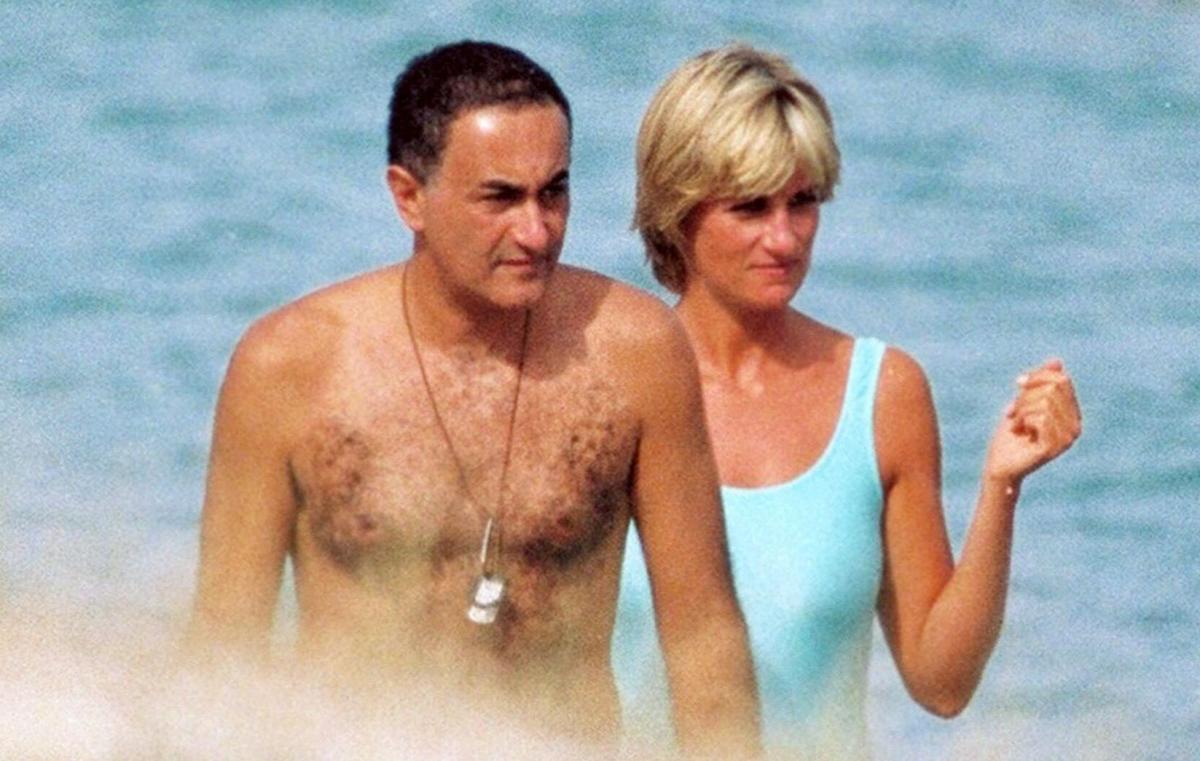 Diana Spencer y Dodi Al Fayed