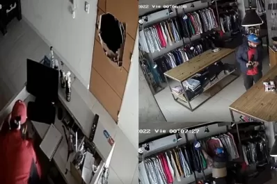 Capturan a un “boquetero” pescado in fraganti por las cámaras de un comercio