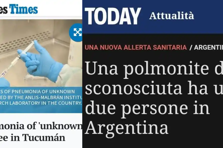 La fuerte repercusión internacional que tuvo el brote de la enfermedad no identificada en Tucumán