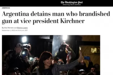 Así reaccionó la prensa internacional al intento de magnicidio contra Cristina Fernandez