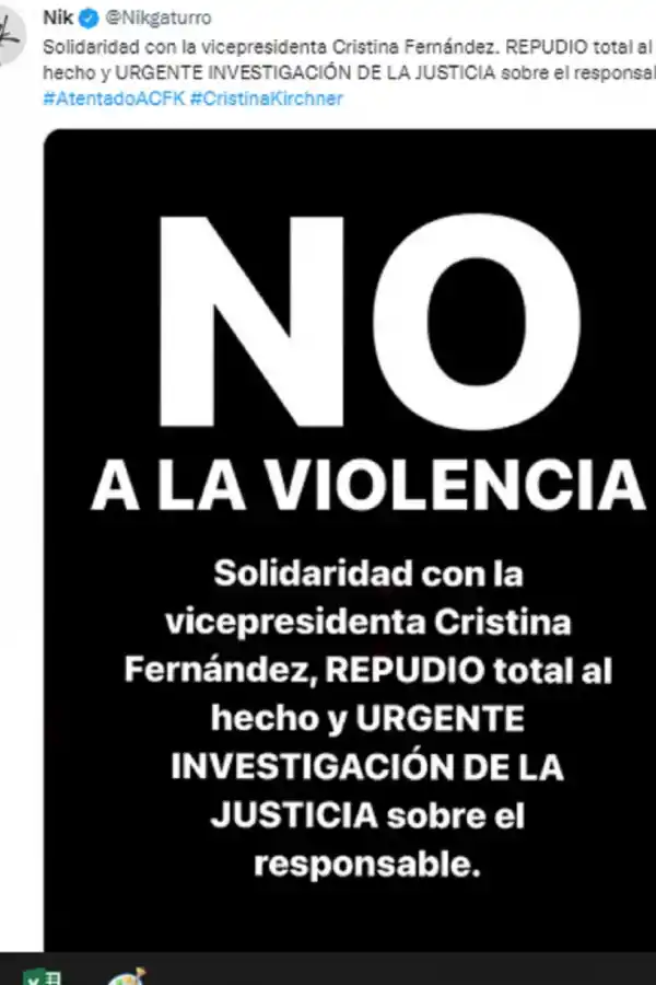 ¿Qué dijeron los famosos sobre el ataque contra Cristina Kirchner?