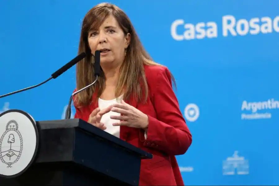 Gabriela Cerruti, portavoz del Gobierno. Presidencia de la Nación