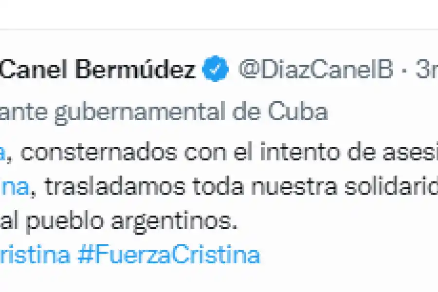 Cuál fue la reacción de los líderes de la región al atentado contra Cristina Kirchner