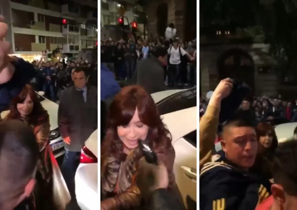 ESCALOFRIANTE SECUENCIA. Sabag Montiel se abrió camino entre la multitud, quedó a centímetros de la vicepresidenta y gatilló dos veces contra ella. 