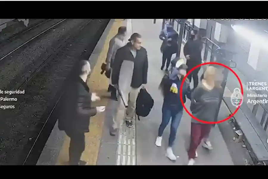Video: así capturó la Policía a la novia de Sabag Montiel en una estación de trenes