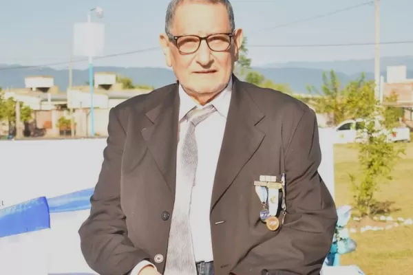 Dolor en Alberdi por la muerte de un veterano de Malvinas