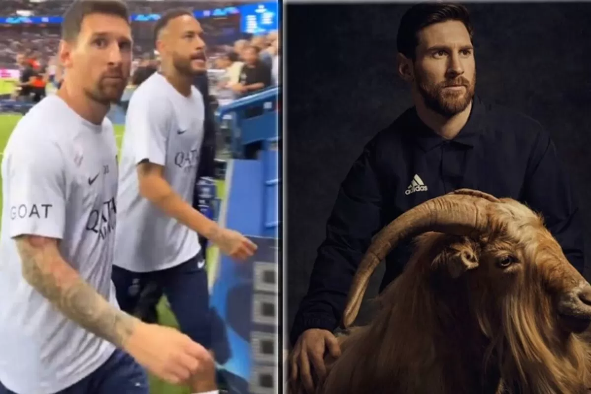 GOAT. Lionel Messi y el curioso detalle de su camiseta de entrenamiento.