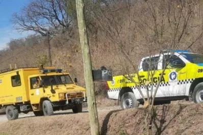 Incendio forestal: siguen las llamas en Sauce Yaco, un lugar de difícil acceso para los brigadistas