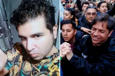 Días antes del ataque a Cristina Kirchner, Sabag Montiel estuvo a pocos metros de Axel Kicillof