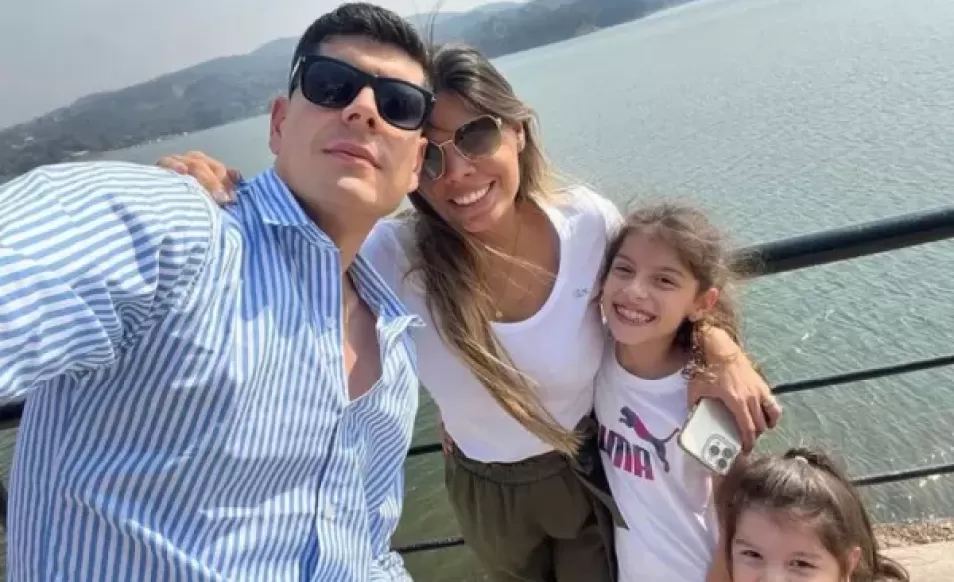 Lampe y su familia en El Cadillal.