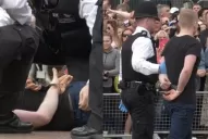 Video: un hombre saltó la valla de seguridad y corrió hacia el rey Carlos III