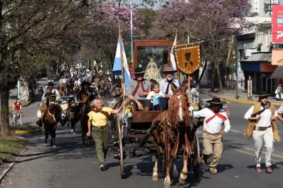 Gauchos tucumanos marchan hoy por la Virgen de la Merced