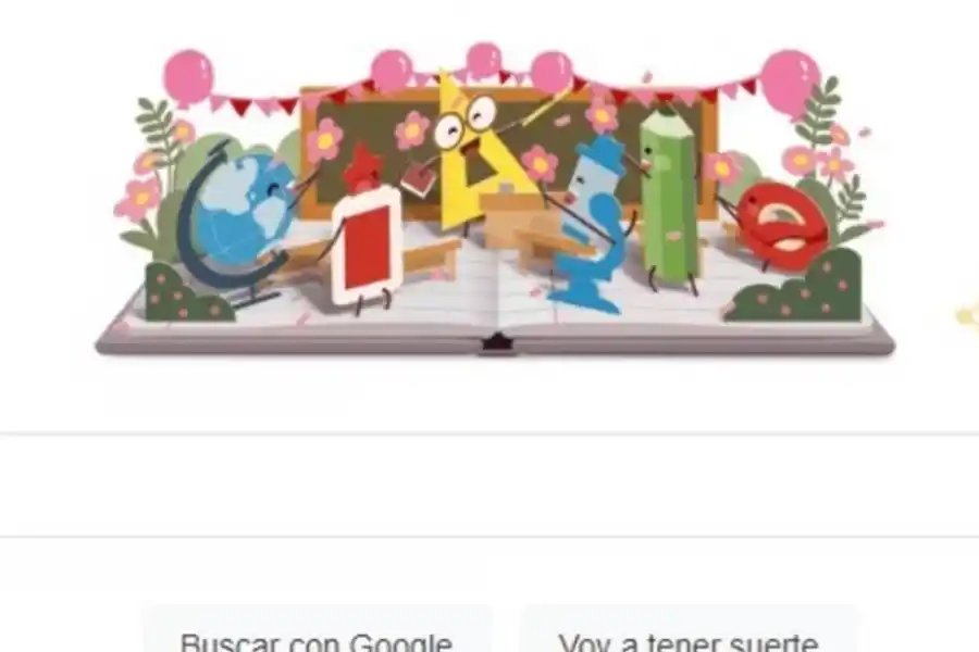 El doodle de Google.