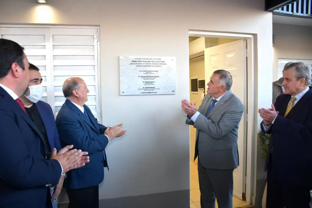 San Pedro de Colalao: Jaldo inauguró una oficina de atención primaria jurídica
