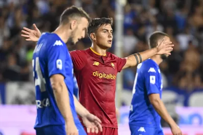 Dybala brilló en el triunfo de Roma ante Empoli