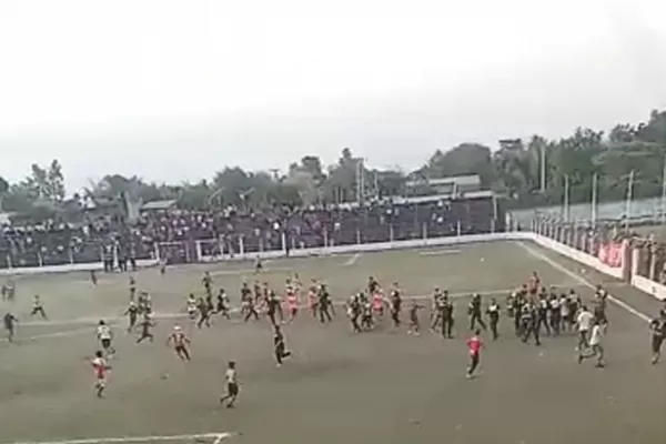 Incidentes en la cancha de Jorge Newbery
