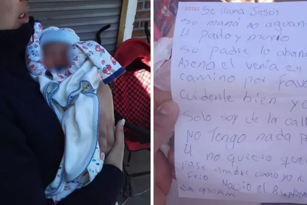 Abandonaron a un bebé dentro de una bolsa en Lomas de Zamora