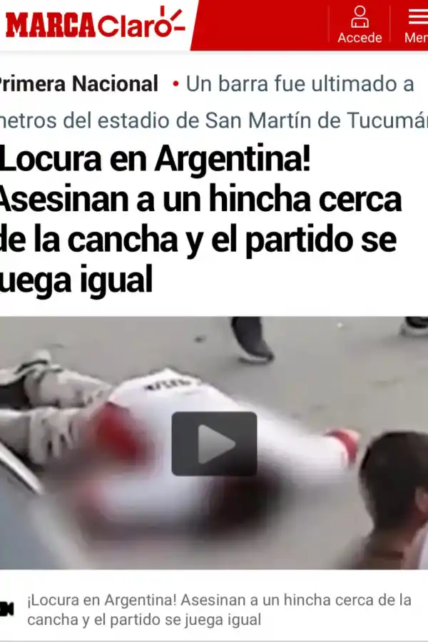 El diario Marca se hizo eco de lo sucedido.
