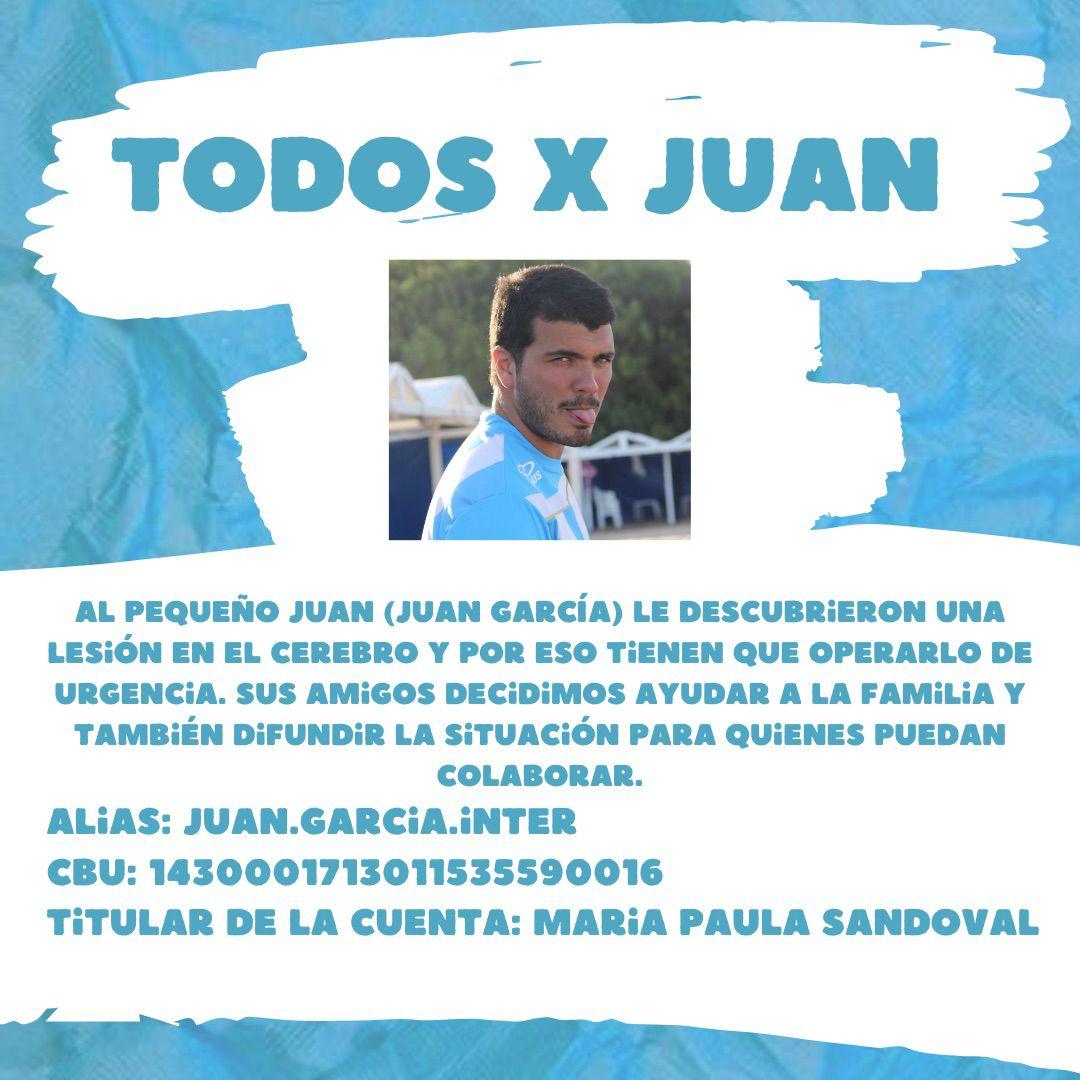 Todos por Juan: lanzan una campaña solidaria por un joven tucumano que debe ser operado de urgencia