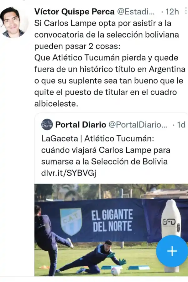 El interrogante de prensa en La Paz, Bolivia