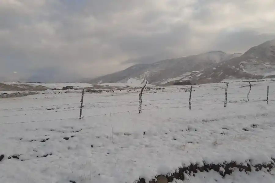 NIEVE EN TAFÍ DEL VALLE. Foto GENTILEZA JAVIER ASTORGA