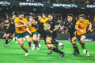 Rugby Championship: Los All Blacks vencieron a los Wallabies con un try agónico