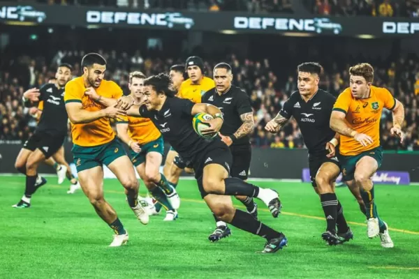 Rugby Championship: Los All Blacks vencieron a los Wallabies con un try agónico