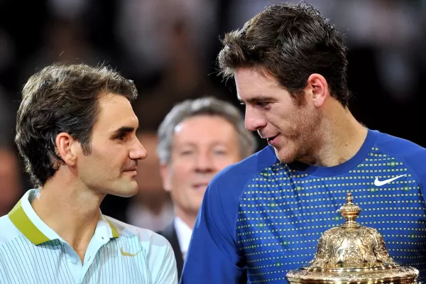 La emotiva despedida de Del Potro a Federer por su retiro del tenis profesional