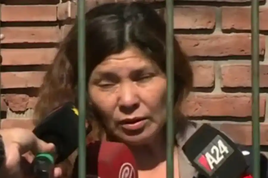 Stella Maris, la madre de Carrizo, afirmó que su hijo no tiene nada que ver con el ataque a Cristina Kirchner. (Captura de video)