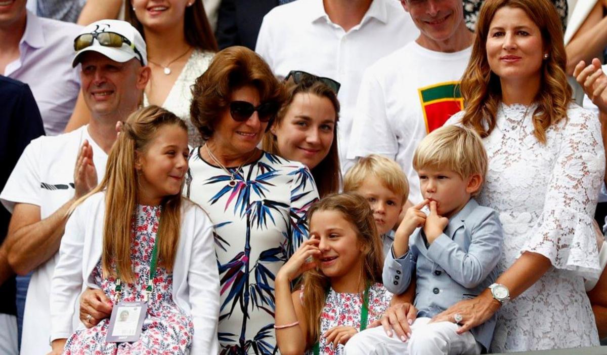 Roger Federer encuentra en su familia a su mayor sostén