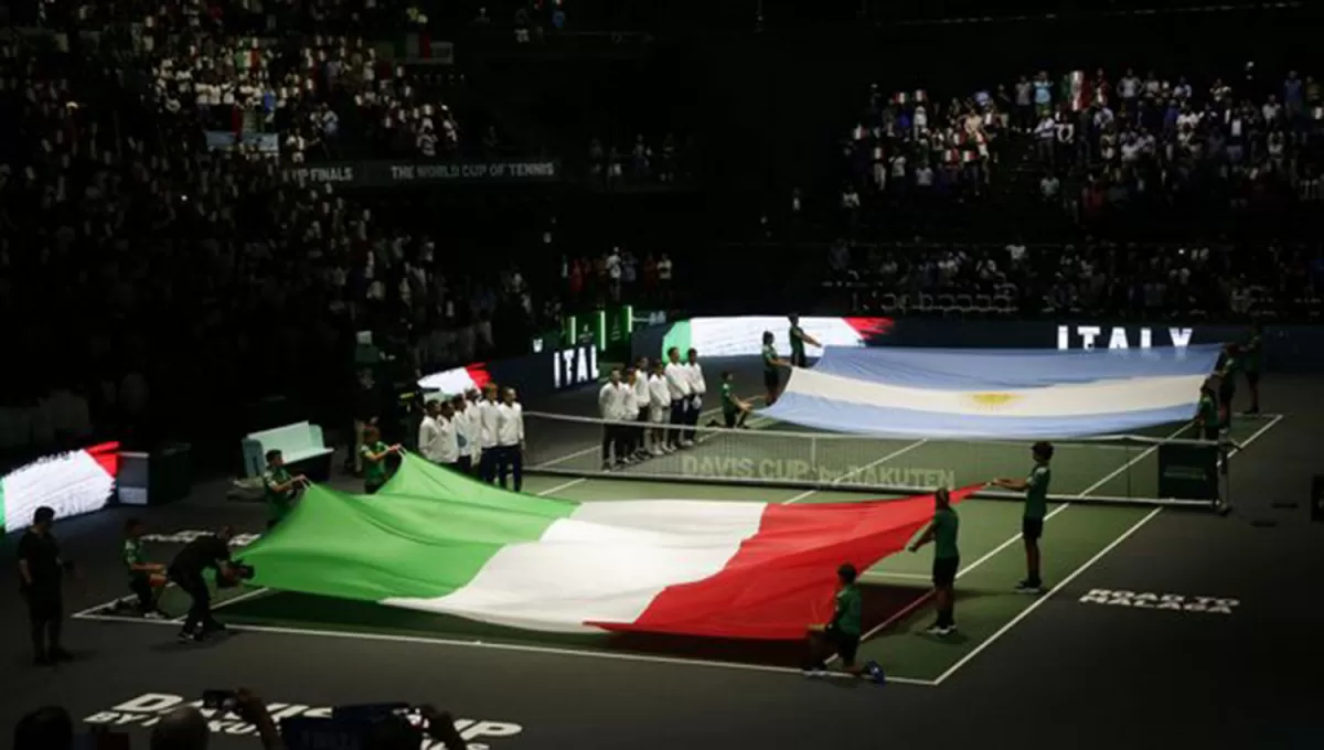 EN BOLOGNA. Argentina e Italia se enfrentarán hoy por el Grupo A de Las Finales de la Copa Davis.